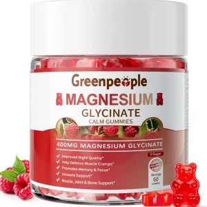 GREENPEOPLE Magnesium Glycinate Gummies 400mg Sugar Free